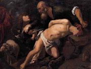 ORRENTE, Pedro The Sacrifice of Isaac oil on canvas